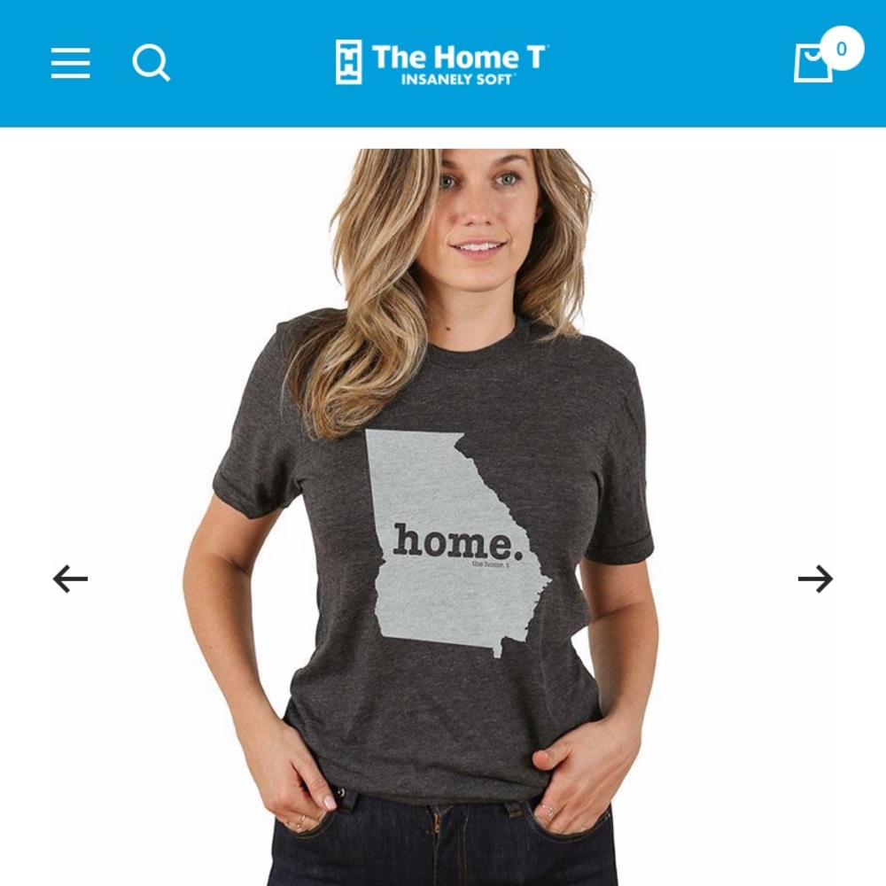 Georgia Home-T Womens T-Shirt size Large